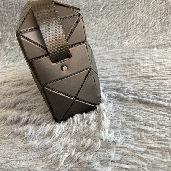 BAO BAO ISSEY MIYAKE Matte Black Cuboid Shoulder Bag - Picture 6 of 8